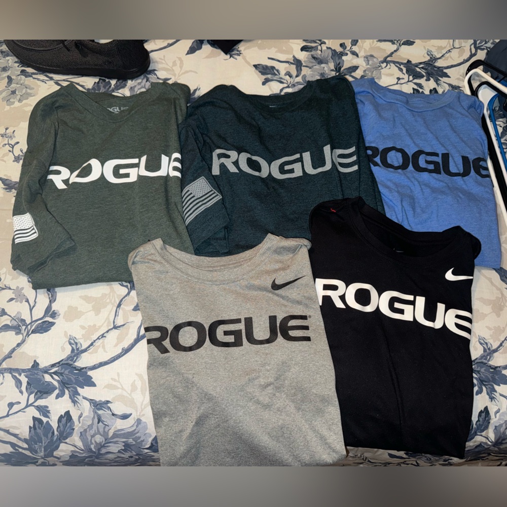 5 Rogue XL shirts